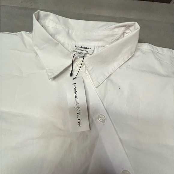 The Drop Button Down Medium Blouse - Picture 6 of 7